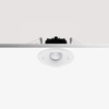 10W Fire-Rated Adjustable LED Downlight - Dimmable, CCT, White/Black Finish