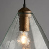 Ebbe Metal Pendant Light Closeup Top View