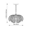 Delphine Pendant Technical Drawing
