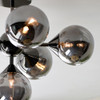 Smoked Mirror Glass Shade Closeup