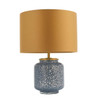Cobalt Glass Table Lamp Switched off