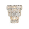 Tiered Mercury Glass Wall Light