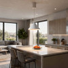 Matt White Shade Pendant  Light