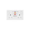 Nexus 13A Double Switched Socket with Type A RCD