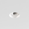 Trimless Round Adjustable - Matt White