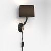 Arbor Plug-In - Matt Black / Matt Gold / Black Fabric
