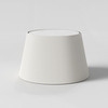 French Drum 330 Shade (2 Pack) - White Fabric