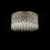 Dimmable Flush Crystal Light in Bronze