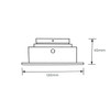 Adjustable Trimless Plaster-In Dimensions