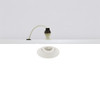 Adjustable Trimless Plaster-in GU10 Downlight in Matt White