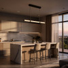 LED Slim Bar Pendant Light Kitchen Installation