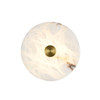 Alabaster Stone Wall Light On