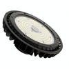Top angle view of 150W UFO Industrial LED High Bay Light displaying full aluminium heat sink and LED panel