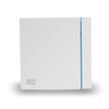 Envirovent Silent Design 100 bathroom extractor fan SILDES100HT – front view showing clean white facia and blue accent strip