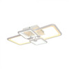 Multi-frame smart LED flush ceiling light in white