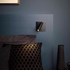 Enna Square Switched LED - Matt Nickel