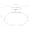 Zeppo Ceiling - Matt Black