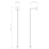 Wall Pendant - Matt Nickel