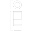 Terra 42 LED - Anodised Aluminium