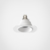 Trimless Slimline Round Adjustable Fire-Rated - Matt White