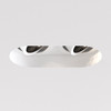 Trimless Round Twin Adjustable - Matt White