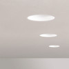 Trimless Round Fixed - Matt White