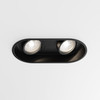 Minima Round Twin Adjustable - Matt Black