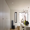 Minima Slimline Square Adjustable Fire-Rated - Matt Black