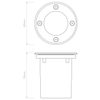 Gramos Round - Solid Brass