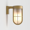 Cabin Wall Frosted - Antique Brass / Frosted Glass