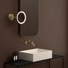 Mascali Round LED - Matt Brushed Brass