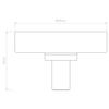 Tacoma Surface - Antique Brass