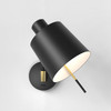 Edward Wall Switched - Matt Black / Matt Gold