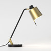 Edward Desk - Matt Black / Matt Gold