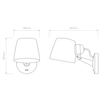 Imari Adjustable Wall - Bronze