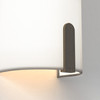 Elba 400 Wall - White Fabric / Bronze