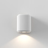 Brixham Wall Single - White Concrete