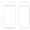 Brixham Wall Twin - Charcoal Concrete