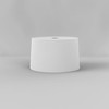 Tapered Round 330 - White Fabric