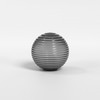 Tacoma Ribbed Glass - Smoke