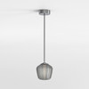 Nara Taper Ribbed Glass - Smoke