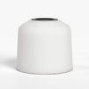 Nara Cone Glass - White (Opal)