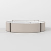 Elba Round 600 - Putty Fabric