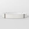 Elba Round 800 - White Fabric