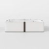 Elba Square 500 - White Fabric