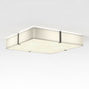 Elba Square 700 - White Fabric