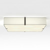 Elba Square 700 - White Fabric