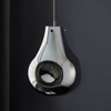 Europa Large Pendant, Chrome