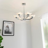 Ayres 6 Light semi flush