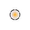 Zico GU10 dimmable LED spotlight 7W 2700K warm white front lens view showing COB LED and 36° beam optic